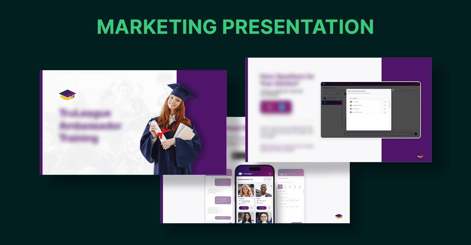 Mockup of presentation Designs